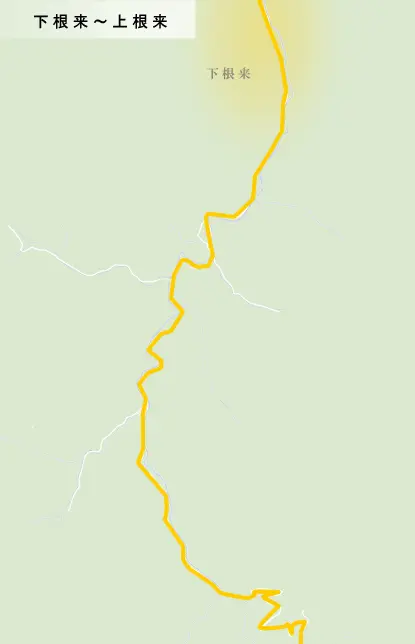 若狭街道(鯖街道)　新石切	～暗峠越えまでの地図