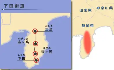 下田街道のルート