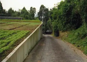 人吉街道　毛上バス停