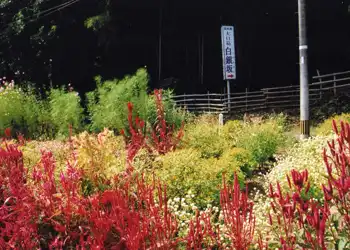 豊前街道　白銀坂の案内板