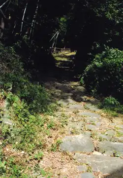 豊後街道　白銀坂