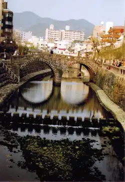 長崎街道　眼鏡橋　南側