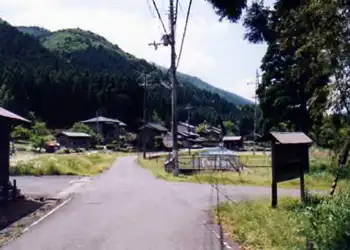 旧朽木村腰越付近