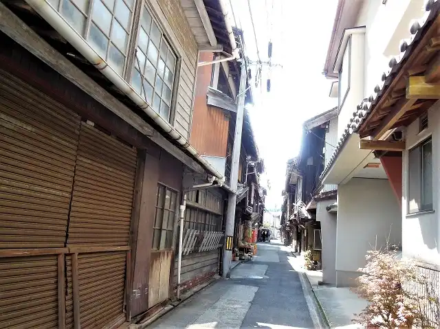 木江の古い町並み