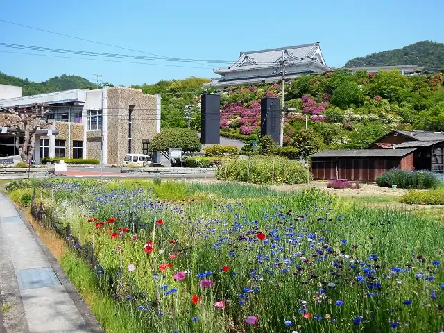 花のある風景
