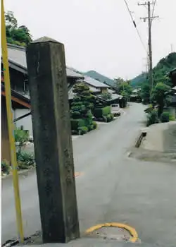 初瀬集落の町並み