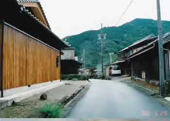 大石宿本陣付近